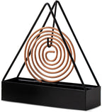 Simple Triangle-shaped Iron Mosquito Coil Holder Creative Hanging Or Standing Incense Burner