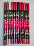 12 Pcs 36H Matte Finish Lip Pencil Set