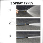 High-Pressure Metal Brass Adjustable Nozzle Water Spray Gun