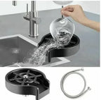 Glass washer - Glass washer for kitchen - Glass Rinser Cup Bottle Washer Cleaner for Kitchen Sinks, Kitchen Sink Accessories Attachment Stainless