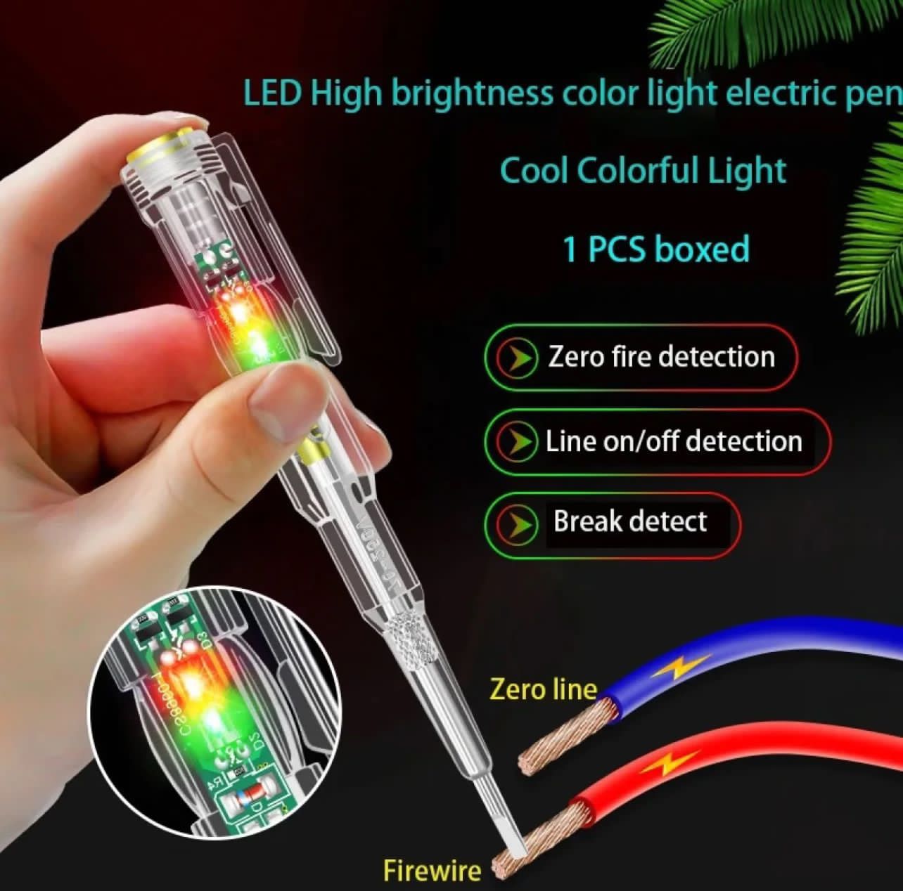 Led tester Voltmeter Power Detector Electrical Screwdriver Indicator