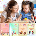 Sank Magic book Practice [Pack of 4] | Tracing Handwriting First Preschool Baby Learning Books for Kids