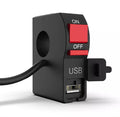 On/Off &amp; USB port 2 Amp 5 V universal switch for bike, Extra external on off button. extra lights switch