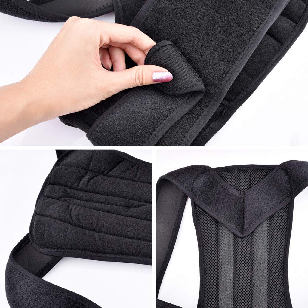 Posture Corrector Back Support Brace With Breathable Material And Fully Adjustable Velcro Straps