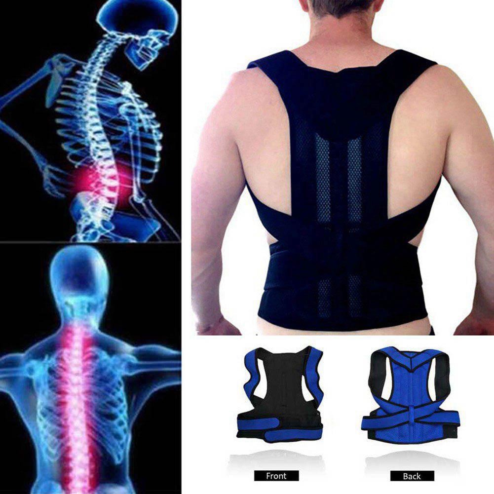 Posture Corrector Back Support Brace With Breathable Material And Fully Adjustable Velcro Straps