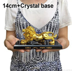 Get Golden Lion Car Dashboard Decoration | Modern Abstract Style Resin Panther Statue | Home Decor Accessories