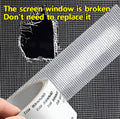 Mesh Roll Tape Window Screen Repair Patch – Strong Self-Adhesive Fiberglass Mesh, Easy DIY Screen Repair Tape for Windows &amp; Doors (2 Meter)