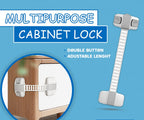 Multipurpose Adjustable and Flexible Baby Safety Latch for Drawers Cabinets etc,