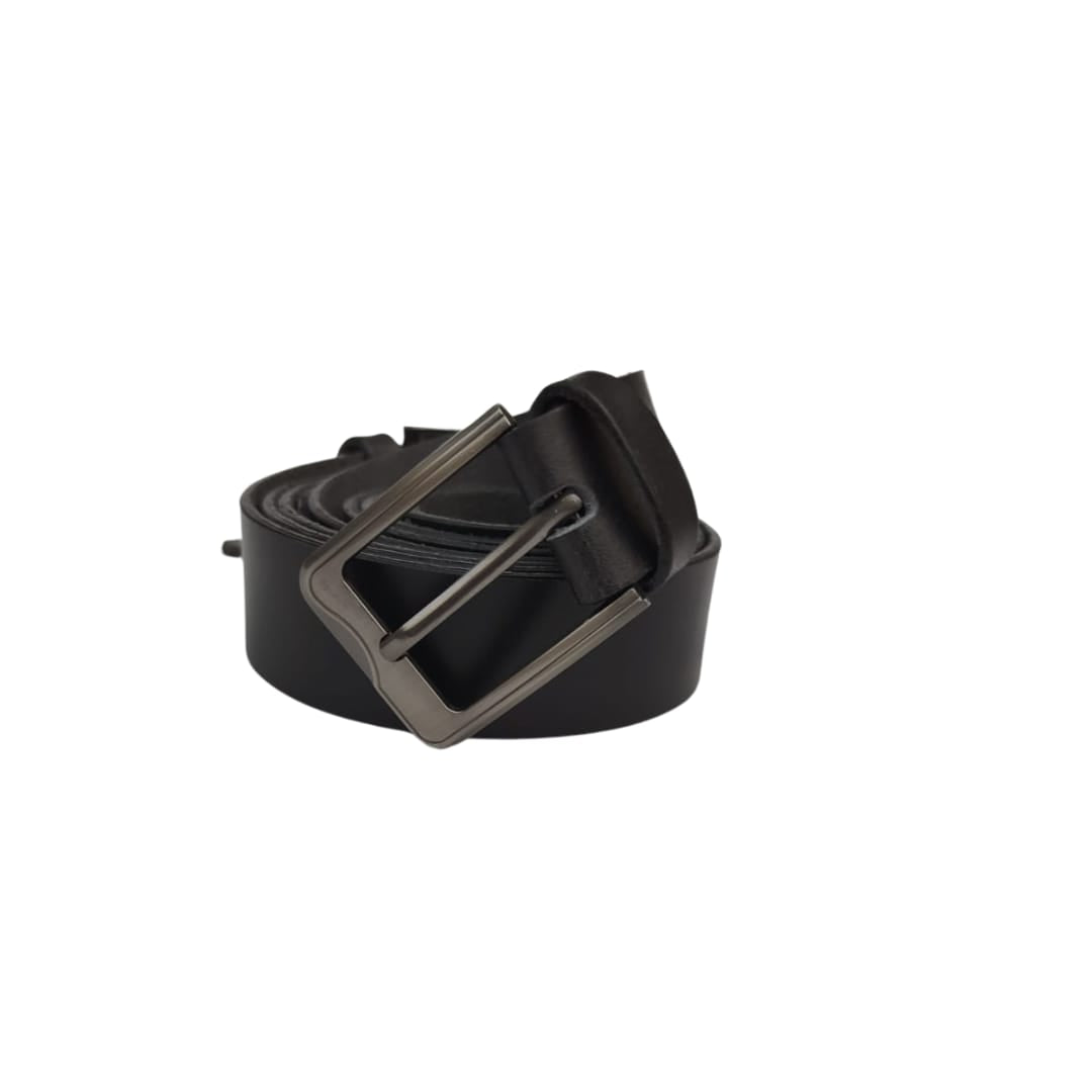 Men buffalo leather belt | Waist Belt for boys &amp; Mens (Black)