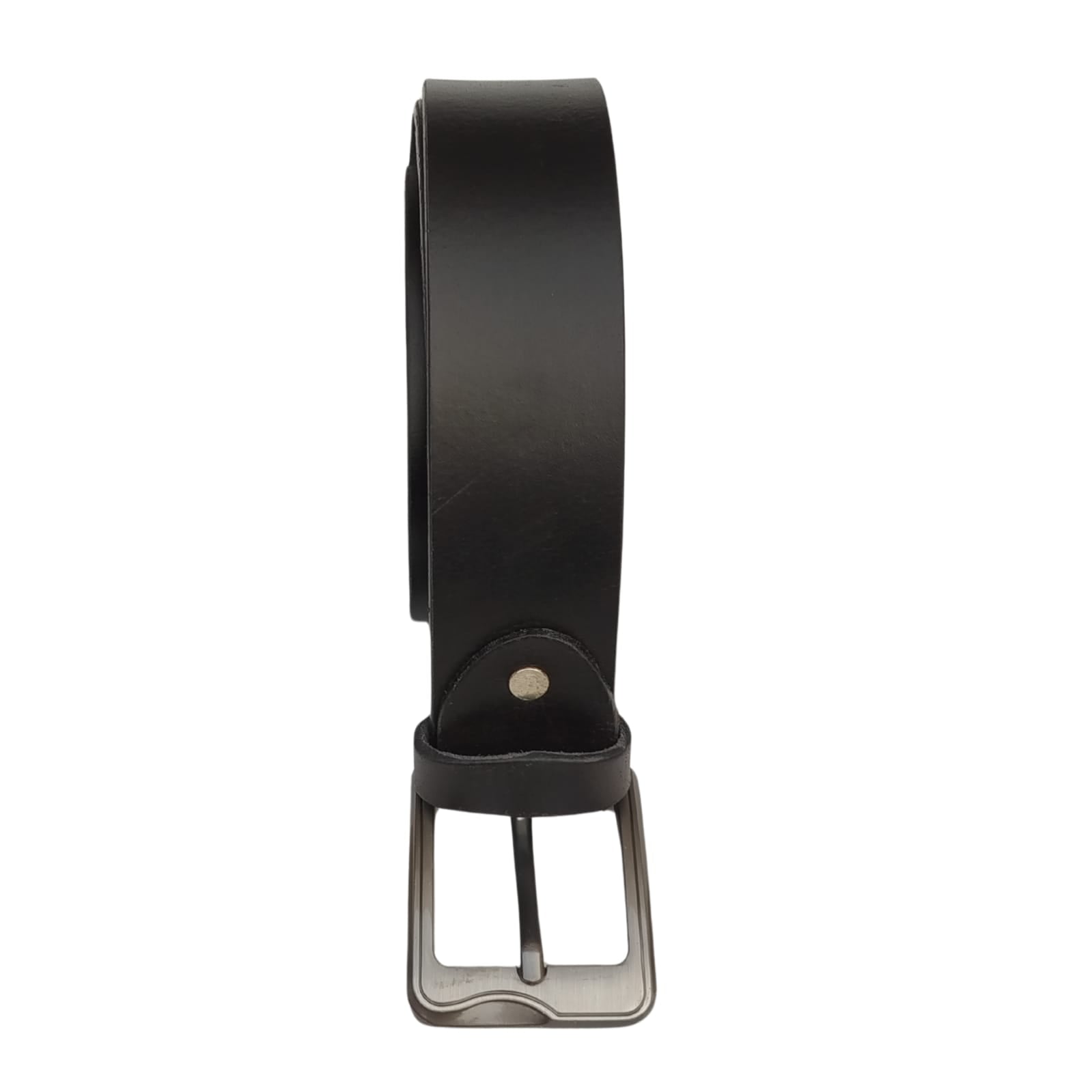 Men buffalo leather belt | Waist Belt for boys &amp; Mens (Black)