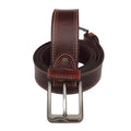Men Buffalo pull-up leather | Waist Belt for boys &amp; Mens (Maroon)