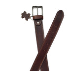 Men Buffalo pull-up leather | Waist Belt for boys &amp; Mens (Maroon)