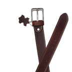 (Big Size) - Men Buffalo pull-up leather | Waist Belt for boys &amp; Mens (Maroon)