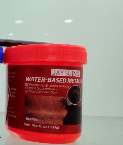 Rust paint Metallic Paint  Anti Rust Protection Coating for removing rust from metal (with brush )Steel Box - 300gm