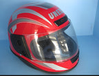 Uneed Bike Helmet unbreakable - Black - Transparent Visor - Motorcycle Helmet - Motorbike Helmet
