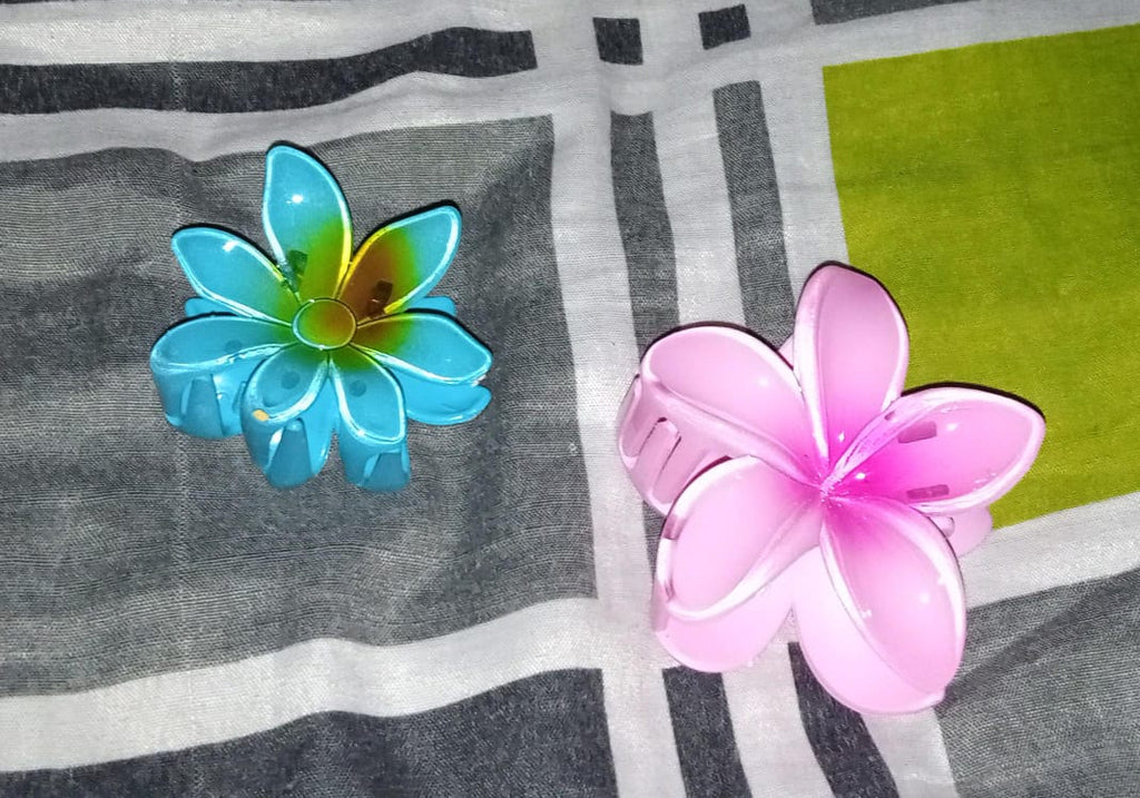 Pack of 3 - Flower Hair Clip Colorful Hair Band For girls &amp; Women