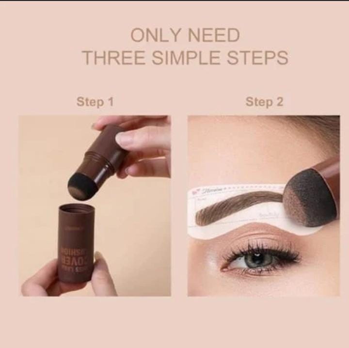 3 in 1 Eye brow Deal eyebrow stamp, Eye brow pencil, eyebrow razor tinkle