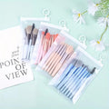 8 Pieces Cute Mini Brushes Pack  (random color)