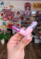 2 in 1 lip balm + lip shiner (random color)