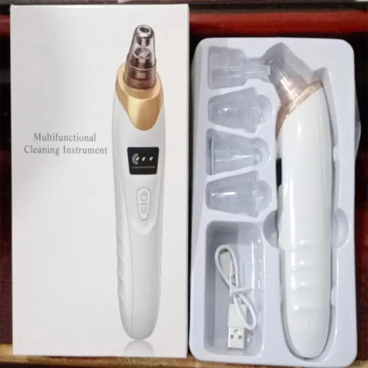 Face Vacuum Suction Blackhead Remover Pore Cleaner | Electric Deep Cleansing Tool for Nose &amp; Face