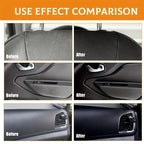 QIFENGHE Car Plastic Restorer - Auto Interior &amp; Panel Renewal Wax Coating Agent Car Wax Car Wax Polish 200gm + sponge