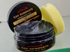 QIFENGHE Car Plastic Restorer - Auto Interior &amp; Panel Renewal Wax Coating Agent Car Wax Car Wax Polish 200gm + sponge