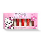 Pack of 6 Cheek Heat Shimmer Gel-Cream Blush,