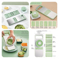 5 in 1 Vegetable Cutter Stainless Steel Multifunctional Grater For Vegetables Slicers Shredders Peeler (random color)