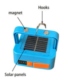 Small Solar-Powered LED Camping &amp; Outdoor Lantern With Super Long Endurance, Suitable For Tent And Emergency Use, Can Be Charged And Hung Up (Random color)