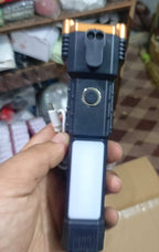 High-power Led Flashlight Rechargeable And Multifunctional For Your Lighting Needs (random Color)