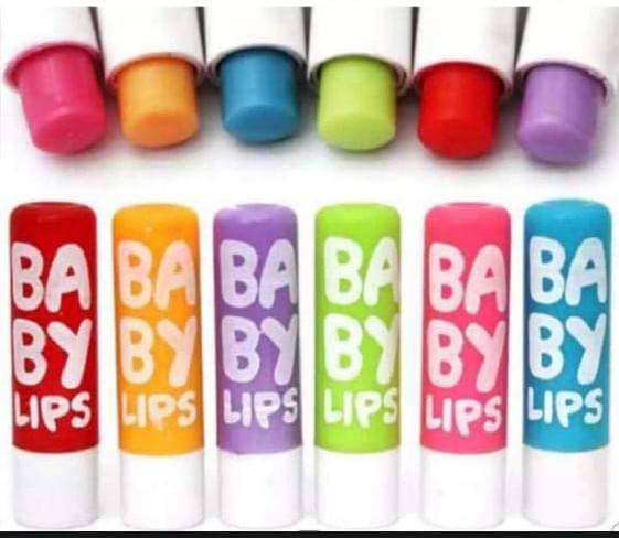 Tinted Lip Balm, Baby Lips Magic Chapstick (Pack of 3) (Random Color)