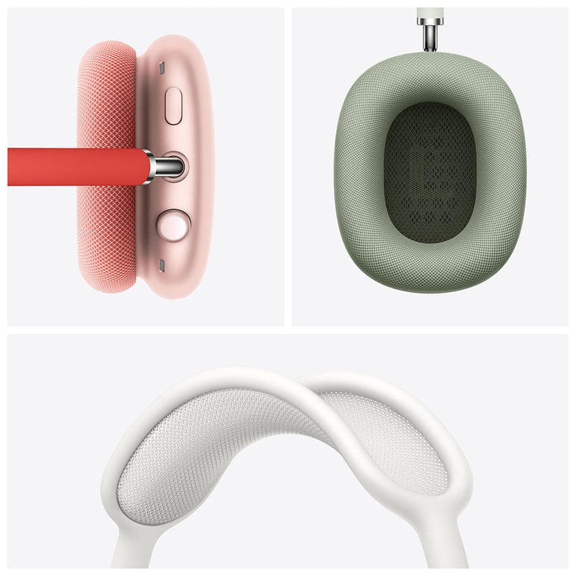 Apple AirPods Max Wireless Over-Ear Headphones. Active Noise Cancelling, Transparency Mode, Spatial Audio, Refurbished Headphones(random color)