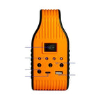 Solar Powered Light System Flashlight, Emergency Mobile Power Bank, Wireless Power Supply System for Travel Camping hiking (random color)