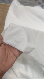 2 Piece OFF WHITE  UNSTITCHED FABRIC Gents Cotton