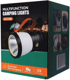 Emergency Light Multifunctional Camping Lantern Lamp, Black and White - ZJ-1158