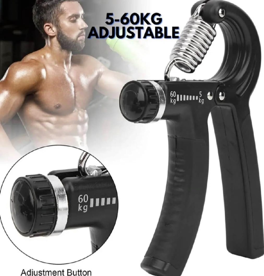 Hand Grip Strengthener Adjustable Resistance Wrist Strengthener Forearm Gripper Hand Workout Squeezer Grip Strength Trainer - Random Color