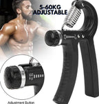 Hand Grip Strengthener Adjustable Resistance Wrist Strengthener Forearm Gripper Hand Workout Squeezer Grip Strength Trainer - Random Color