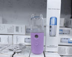 Nano Facial Mist Sprayer, 30ml Handy Atomization Machine Face Moisturizing Hydration  USB Charging (random color)