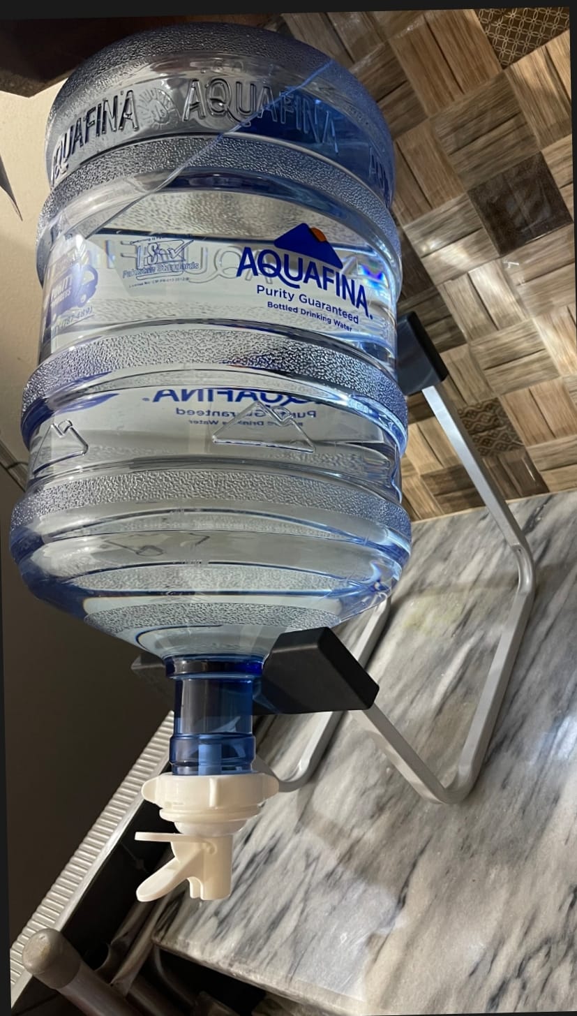 Portable Strong Water Dispenser Bottle Stand with Nozzle Tap (Random color)