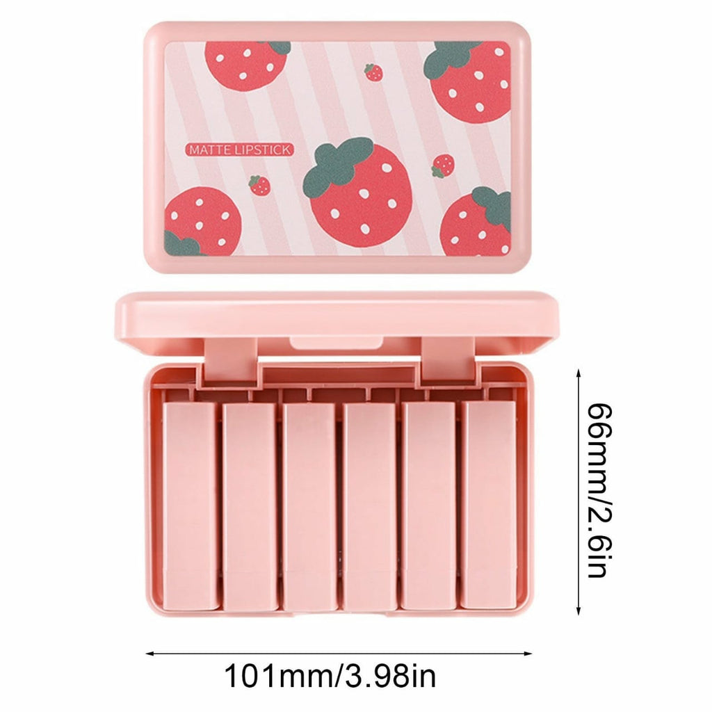 6 Pcs Dragon Ranee Matte Lipstick Set, Pack of 6