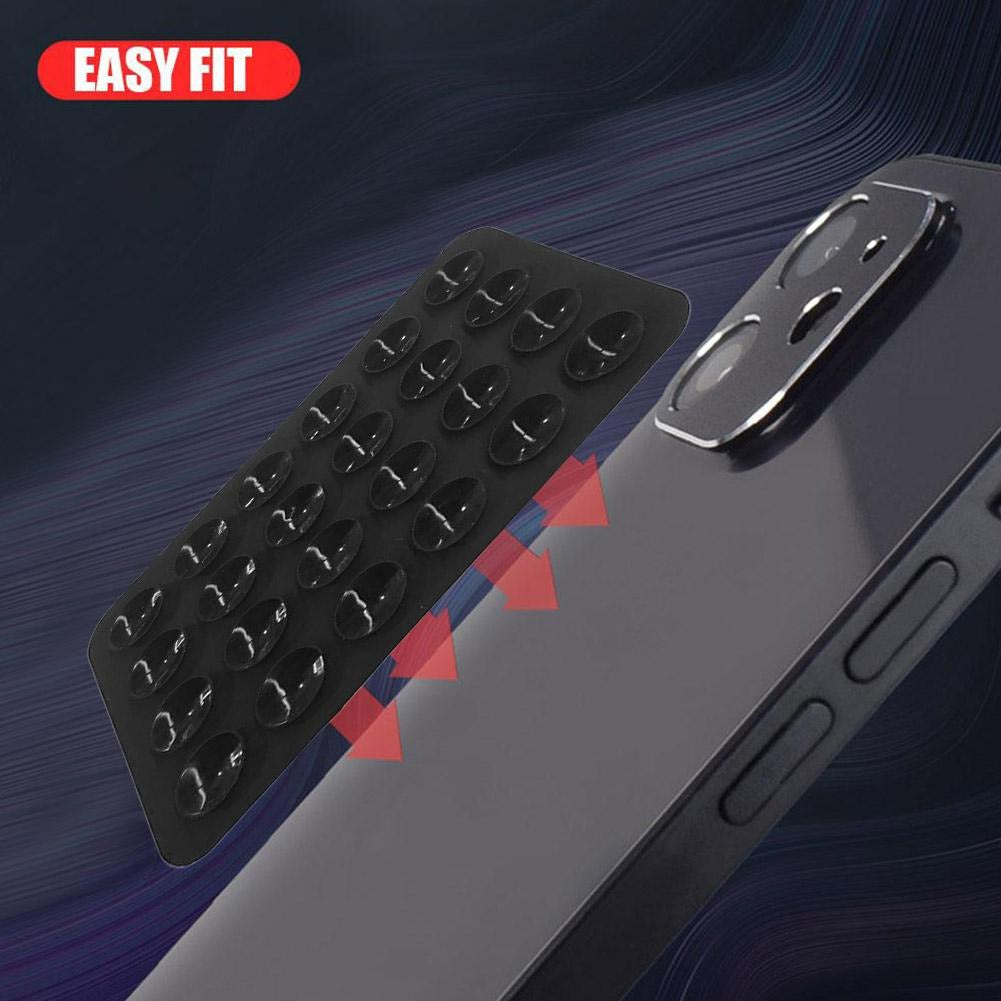 Mobile Phone Silicone Suction Cup Square Mobile Phone Single-Sided Case Anti-Slip Holder Mount Suction (random color)