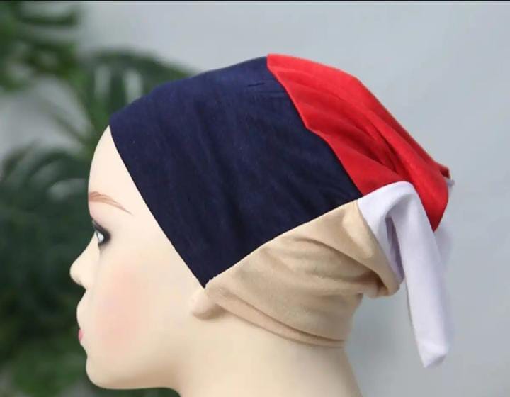 Multicolor Women’s Jersey 4-in-1 Underscarf Tube Cap – Soft, Stretchable Hijab Inner (Random color)