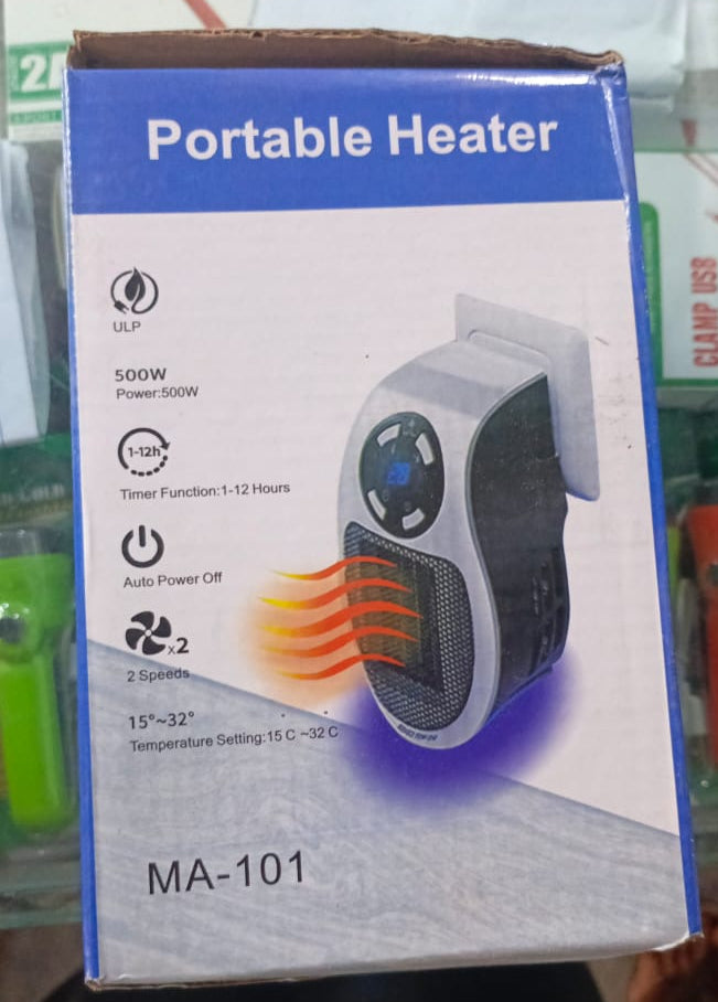 Portable Electric Heater Fan Heater Electric Ceramic Fan Energy-Saving Heater Safe Quiet Heating Fan room for Winter.