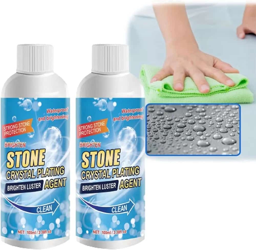 Stone crystal Agent Cleaner, Marble Cleaner and Polish, Universal Stone Cleaner(Tile cleaner) 250ml