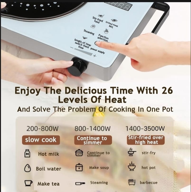 RAF Multifunctional Electric Stove Electric Stove 3500W Model Infrared Cooker Capable For Every Pot (random color)