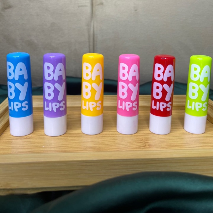 Tinted Lip Balm, Baby Lips Magic Chapstick (Pack of 3) (Random Color)