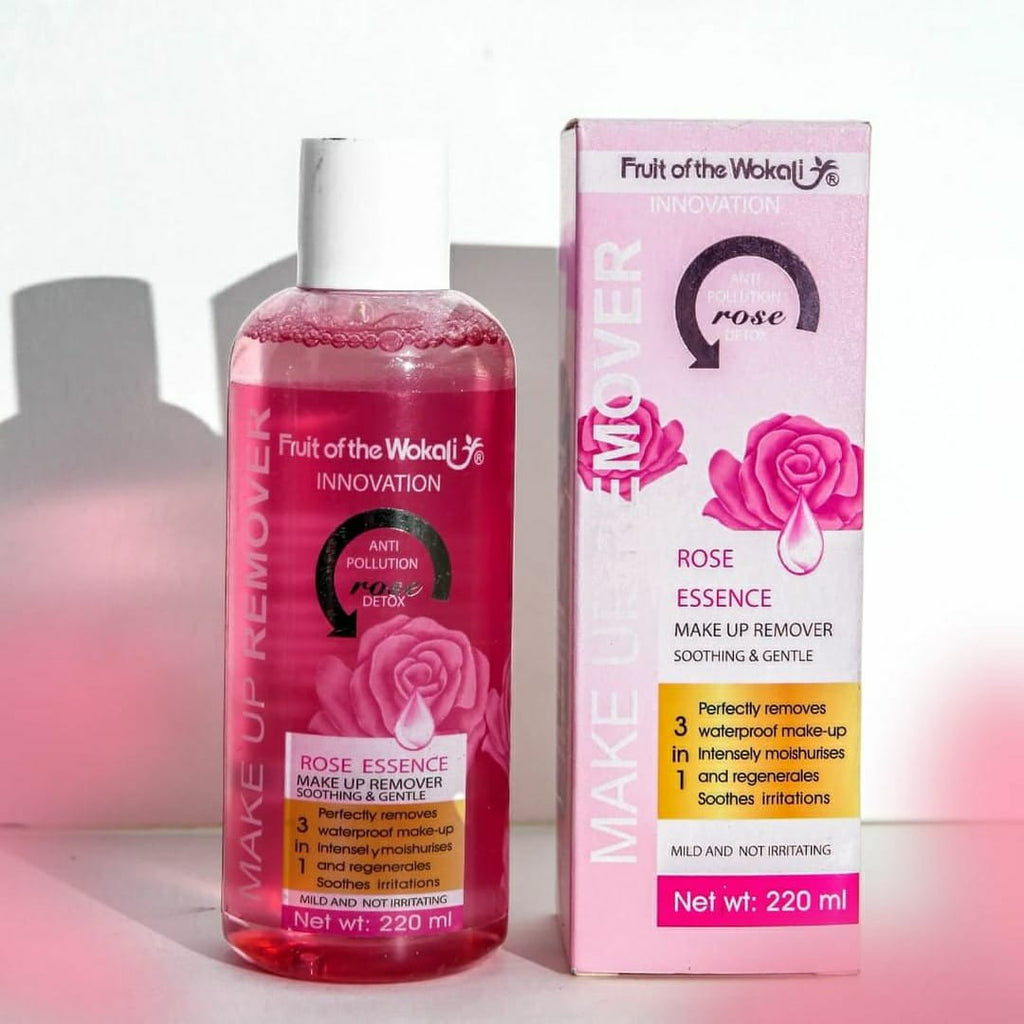 3 in 1 Rose Essence Makeup Remover  220ml