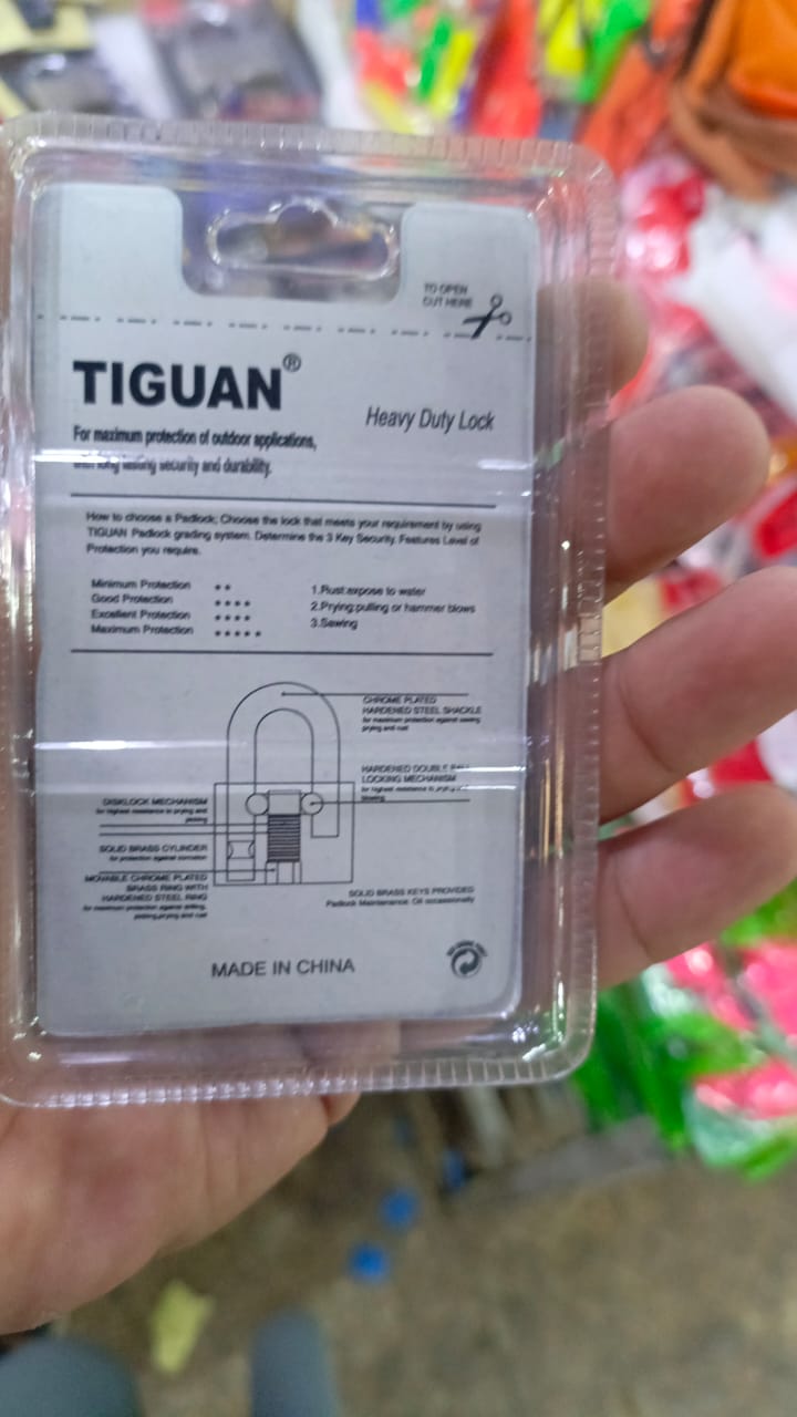 Tiguan Lock High Security , Security Lock, Key Lock, With 3 Keys