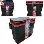 Black Storage Blanket Bag Organizer Folding Bag Organizer, Cloth Storage Boxes For Wardrobe )