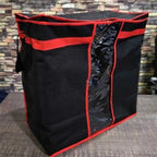 Black Storage Blanket Bag Organizer Folding Bag Organizer, Cloth Storage Boxes For Wardrobe